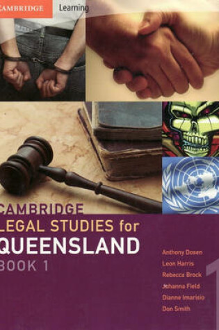 Cover of Cambridge Legal Studies for Queensland Book 1