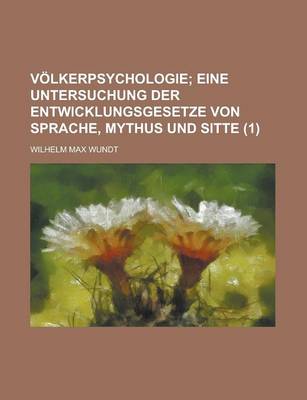 Book cover for Volkerpsychologie (1)