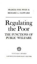 Book cover for Regulating the Poor