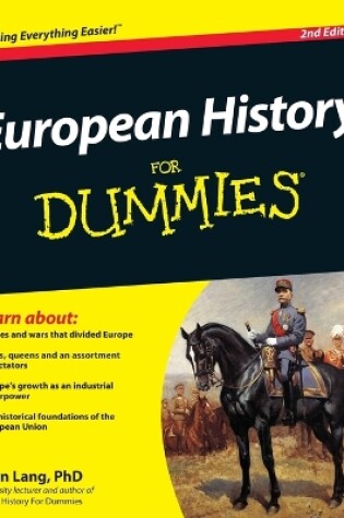 Cover of European History For Dummies