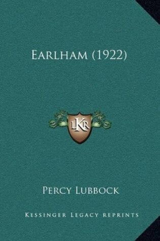 Cover of Earlham (1922)