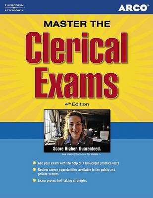 Book cover for Clerical Exams, 4e