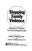 Book cover for Stopping Family Violence