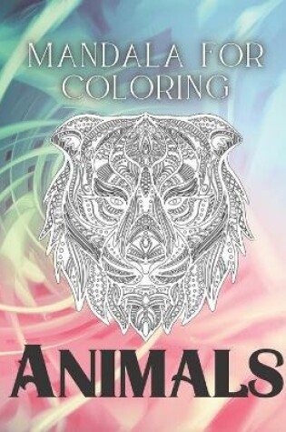 Cover of Mandala for coloring ANIMALS