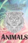 Book cover for Mandala for coloring ANIMALS