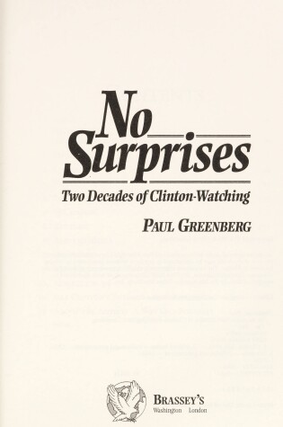 Cover of No Surprises