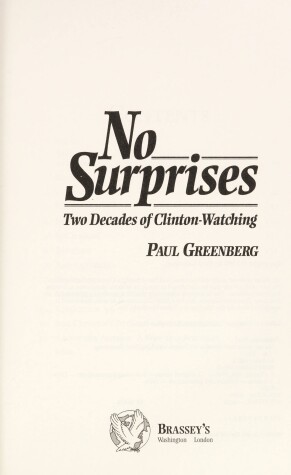 Book cover for No Surprises