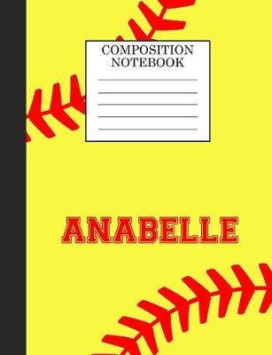 Book cover for Anabelle Composition Notebook