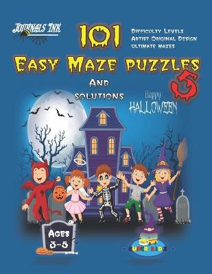 Book cover for 101 Easy Maze Puzzles 5