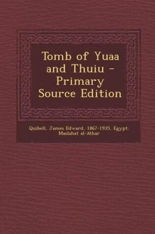 Cover of Tomb of Yuaa and Thuiu