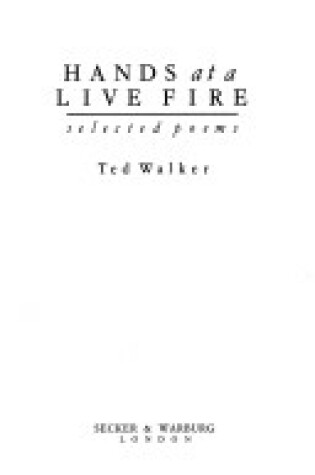 Cover of Hands at a Live Fire