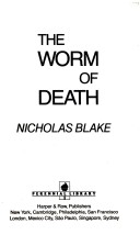 Book cover for The Worm of Death