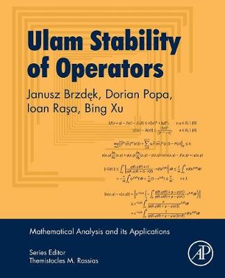 Book cover for Ulam Stability of Operators