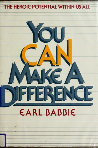 Cover of You Can Make a Difference