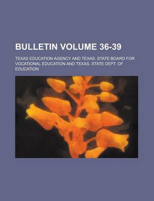 Book cover for Bulletin Volume 36-39