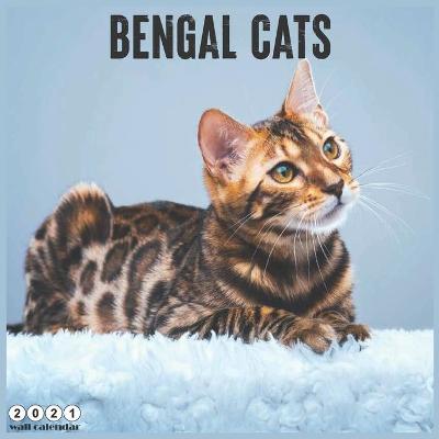 Book cover for Bengal Cats 2021 Wall Calendar