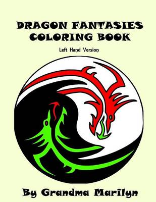 Book cover for Dragon Fantasies Coloring Book