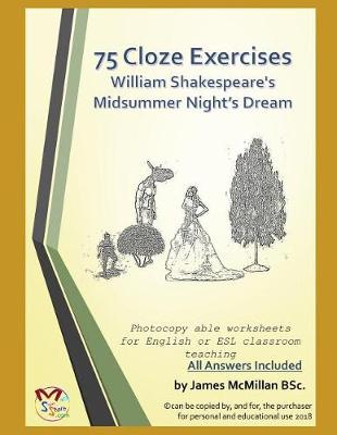 Book cover for 75 Cloze Exercises William Shakespeare's Midsummer Night's Dream