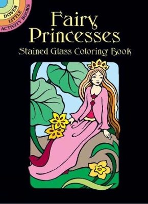 Book cover for Fairy Princesses Stained Glass Coloring Book
