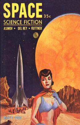 Book cover for Space Science Fiction, May 1952