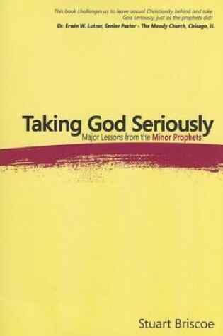 Cover of Taking God Seriously