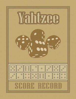 Book cover for Yahtzee Score Record