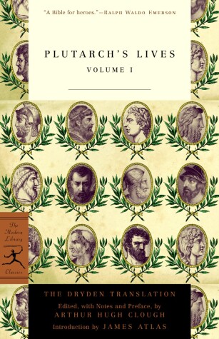 Book cover for Plutarch's Lives, Volume 1