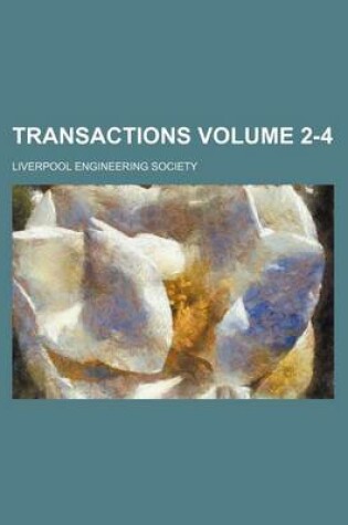 Cover of Transactions Volume 2-4