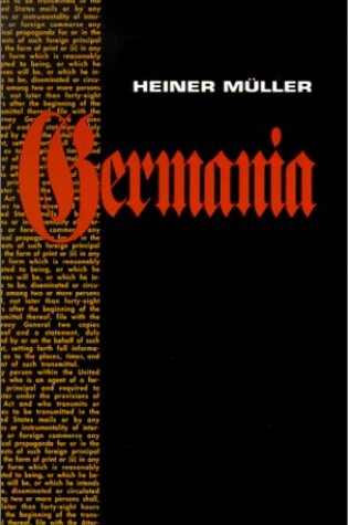 Cover of Germania