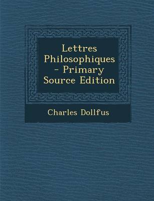 Book cover for Lettres Philosophiques