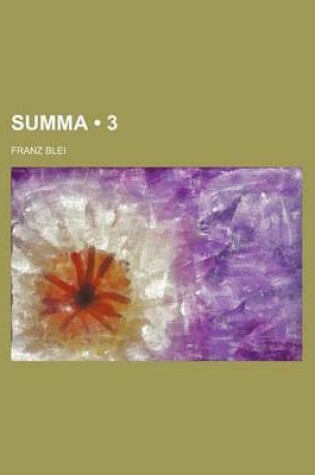 Cover of Summa (3)