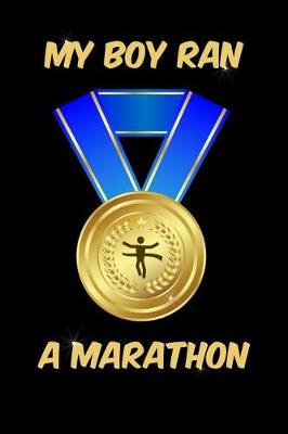 Book cover for Boy's Marathon Notebook