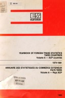 Book cover for Yearbook of Foreign Trade Statistics 1974-81