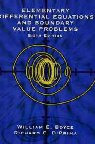 Cover of Elementary Differential Equations and Boundary Value Problems