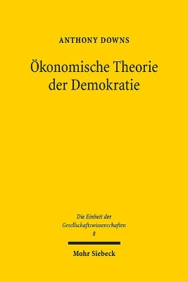 Cover of OEkonomische Theorie der Demokratie