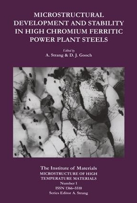 Cover of Microstructural Development and Stability in High Chromium Ferritic Power Plant Steels