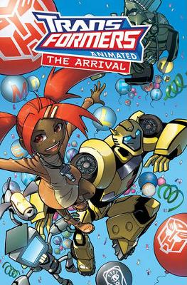 Book cover for Transformers Animated: The Arrival