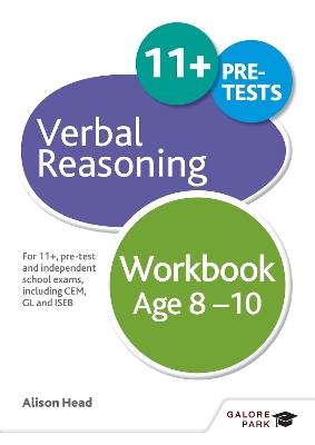 Book cover for Verbal Reasoning Workbook Age 8-10