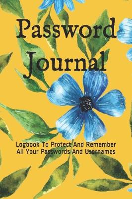 Book cover for Password Journal