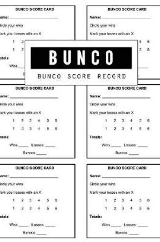 Cover of Bunco Score Record
