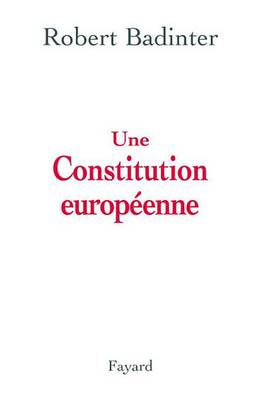 Book cover for Une Constitution Europeenne