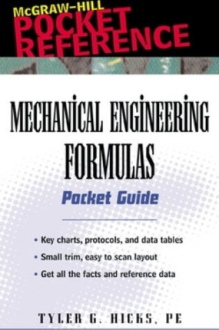 Cover of EBK Mechanical Engineering Formulas Pock