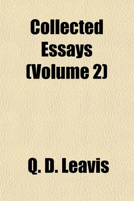 Book cover for Collected Essays (Volume 2)