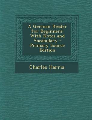 Book cover for A German Reader for Beginners