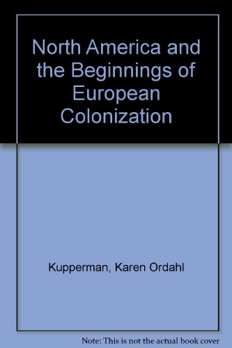 Book cover for North America and the Beginnings of European Colonization