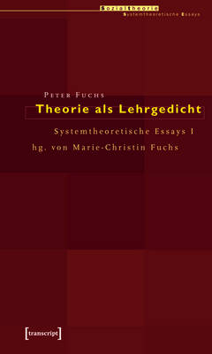 Book cover for Theorie ALS Lehrgedicht