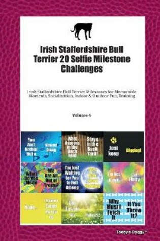 Cover of Irish Staffordshire Bull Terrier 20 Selfie Milestone Challenges