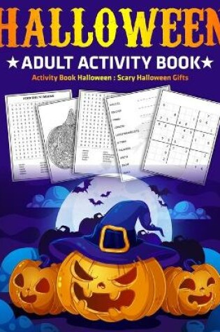Cover of Halloween Adult Activity Book