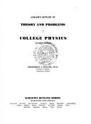 Book cover for Schaum's Outline of Theory and Problems of College Physics