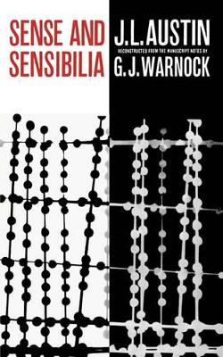 Book cover for Sense and Sensibilia